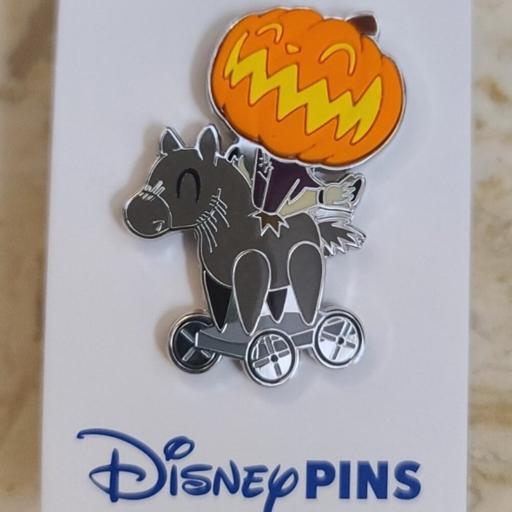 Disney Parks Headless Horseman on Toy Horse Pin - NEW